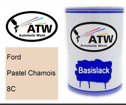 Ford, Pastel Chamois, 8C: 500ml Lackdose, von ATW Autoteile West.